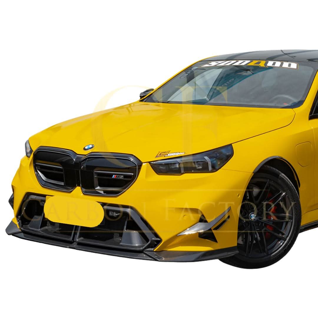 SQ-A Style Pre-Preg Carbon Fibre Front Splitter for BMW G90 G99 M5 2025-Present - Carbon Factory