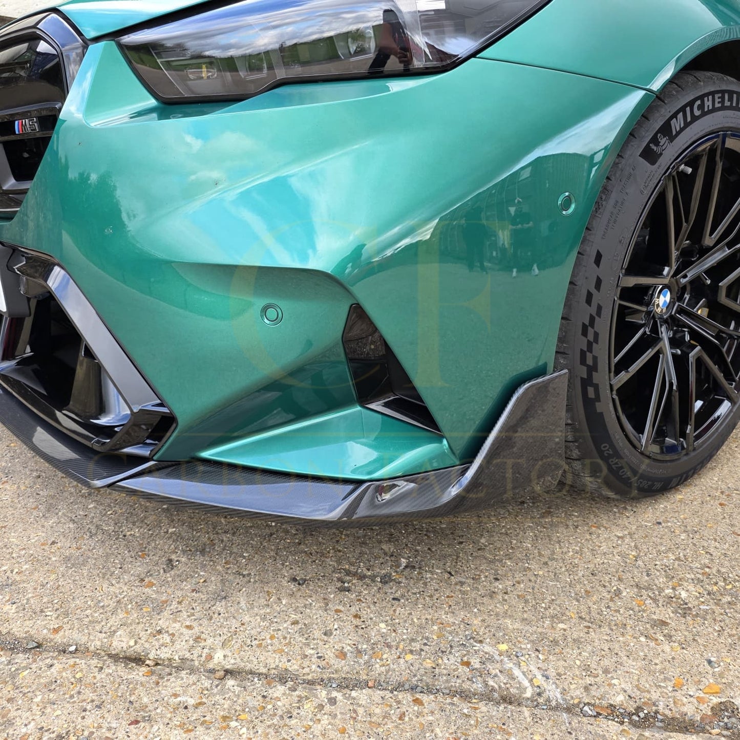 SQ-B Style Pre-Preg Carbon Fibre Front Splitter for BMW G90 G99 M5 2025-Present - Carbon Factory
