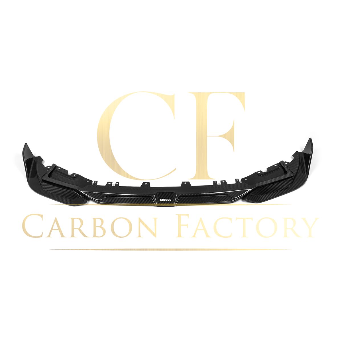 SQ Style Pre-Preg Carbon Fibre Front Splitter for BMW F97 X3M F98 X4M LCI 22-24 - Carbon Factory