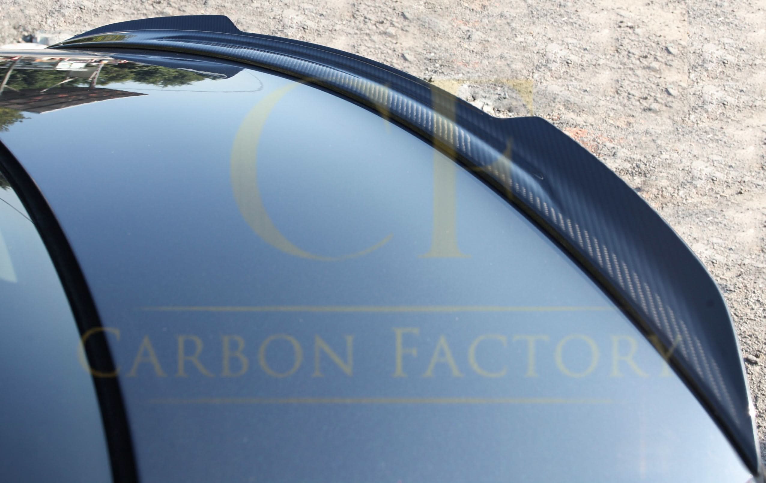 X Style Pre-Preg Carbon Fibre Boot Spoiler for Mercedes Benz W205 C Class 15-21 - Carbon Factory