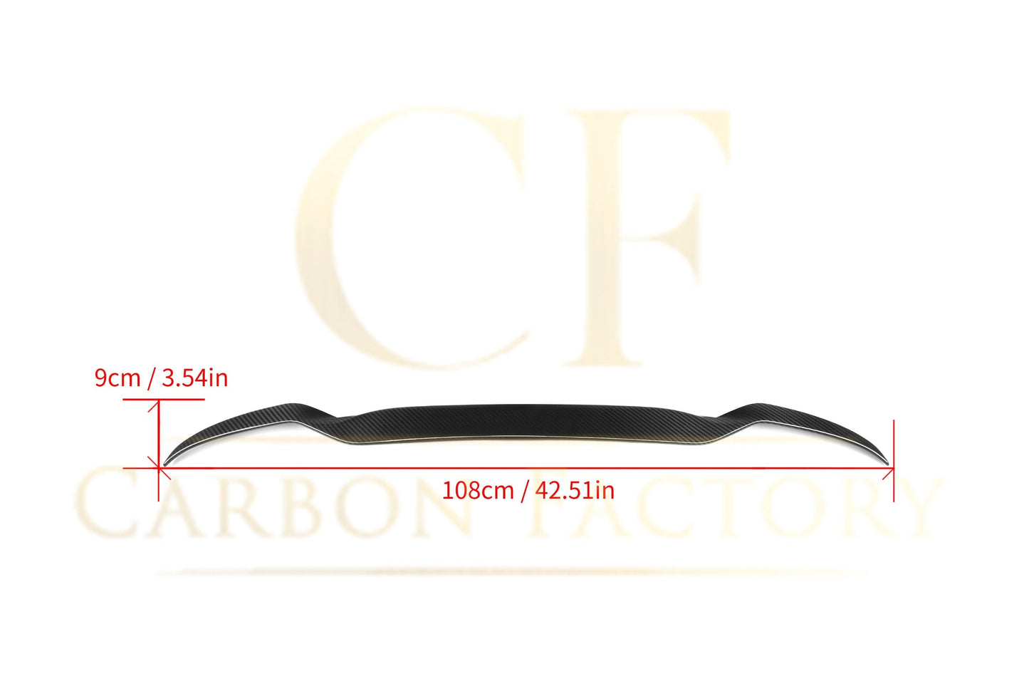 CF Style Pre-Preg Carbon Fibre Mid Spoiler for BMW G01 X3 F97 X3M G08 IX3 LCI 22-25 - Carbon Factory