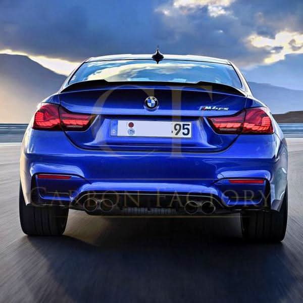 CS Style Pre-Preg Carbon Fibre Boot Spoiler for BMW F82 M4 Coupe 14-20 - Carbon Factory