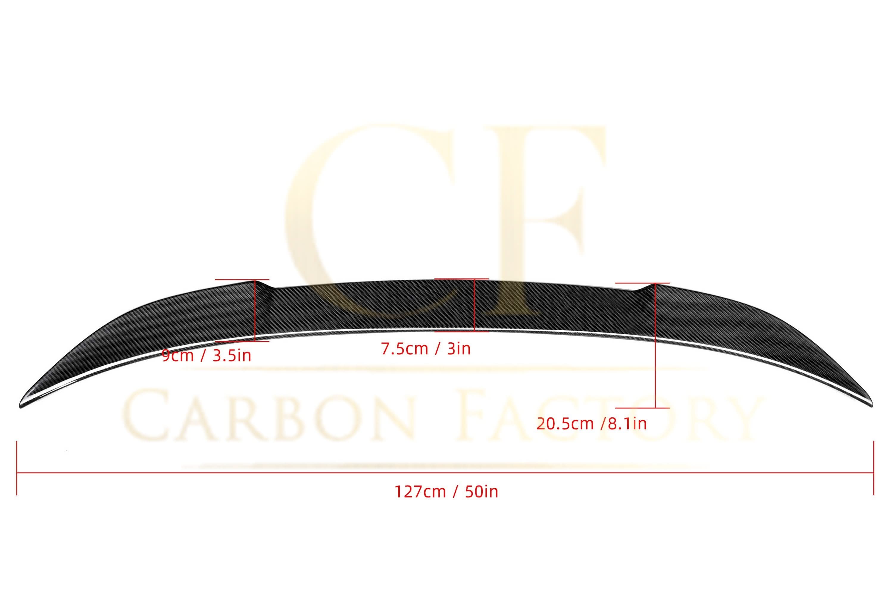CS Style Pre-Preg Carbon Fibre Boot Spoiler for BMW F82 M4 Coupe 14-20 - Carbon Factory