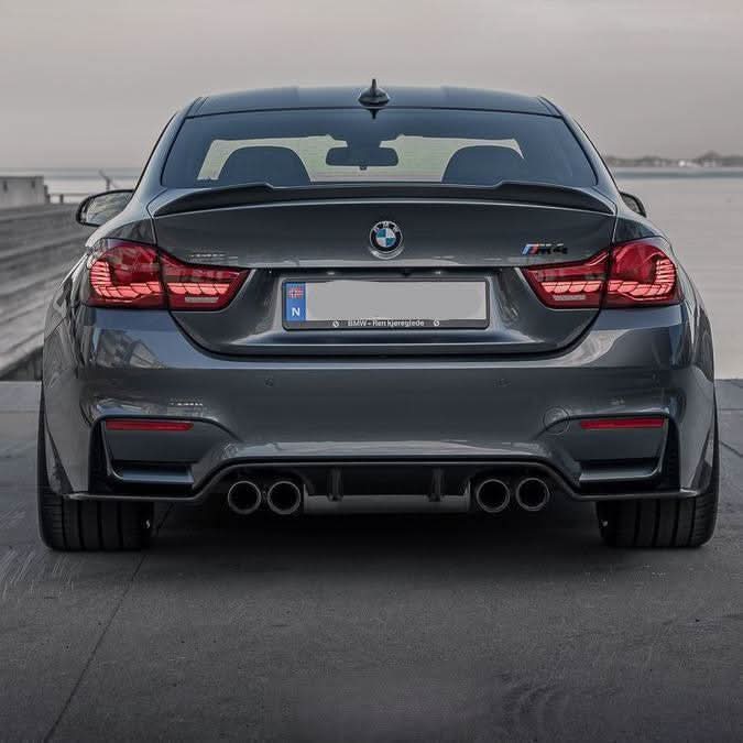 CS Style Pre-Preg Carbon Fibre Boot Spoiler for BMW F82 M4 Coupe 14-20 - Carbon Factory