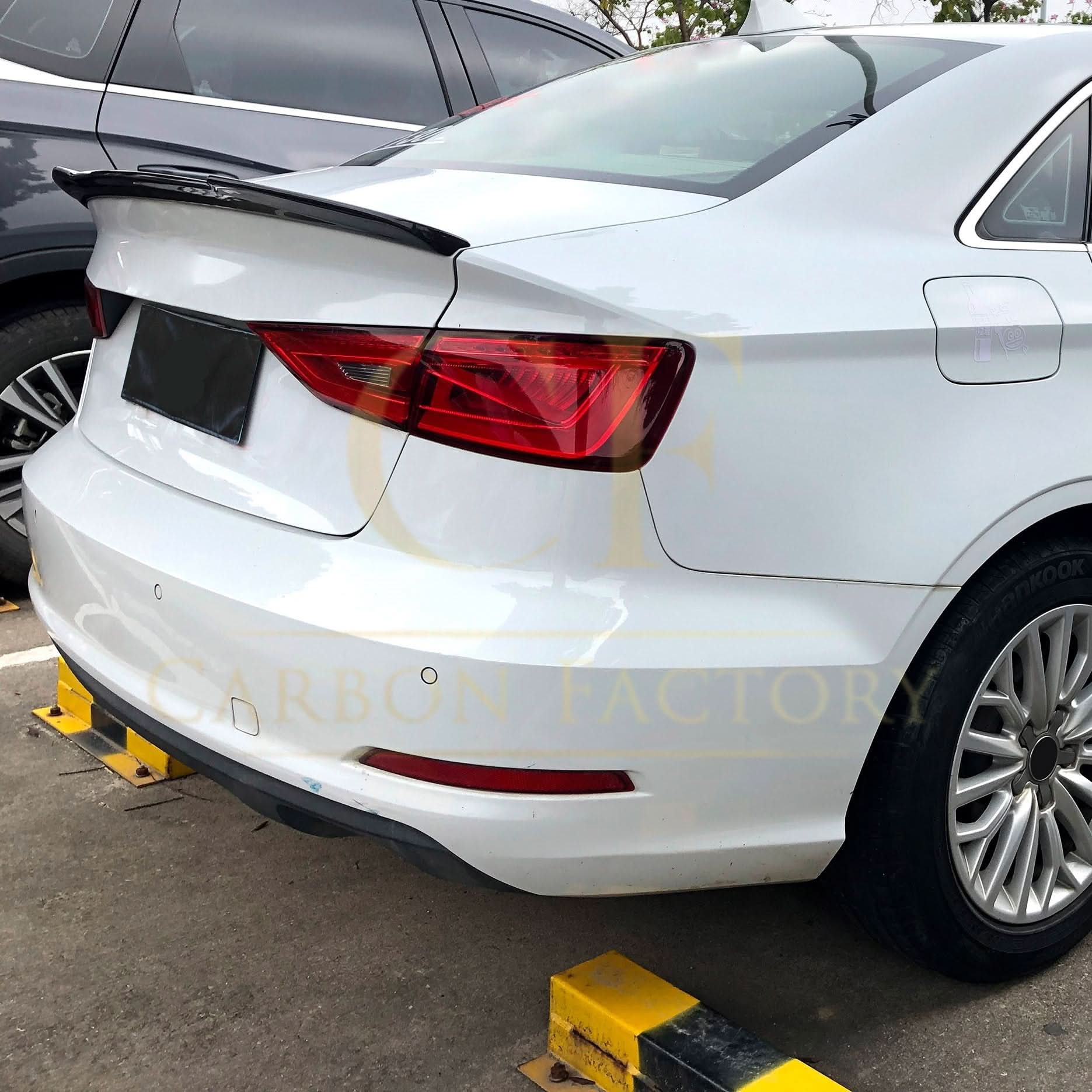 DS Style Pre-Preg Carbon Fibre Boot Spoiler for Audi A3 S3 RS3 Saloon 13-20 - Carbon Factory