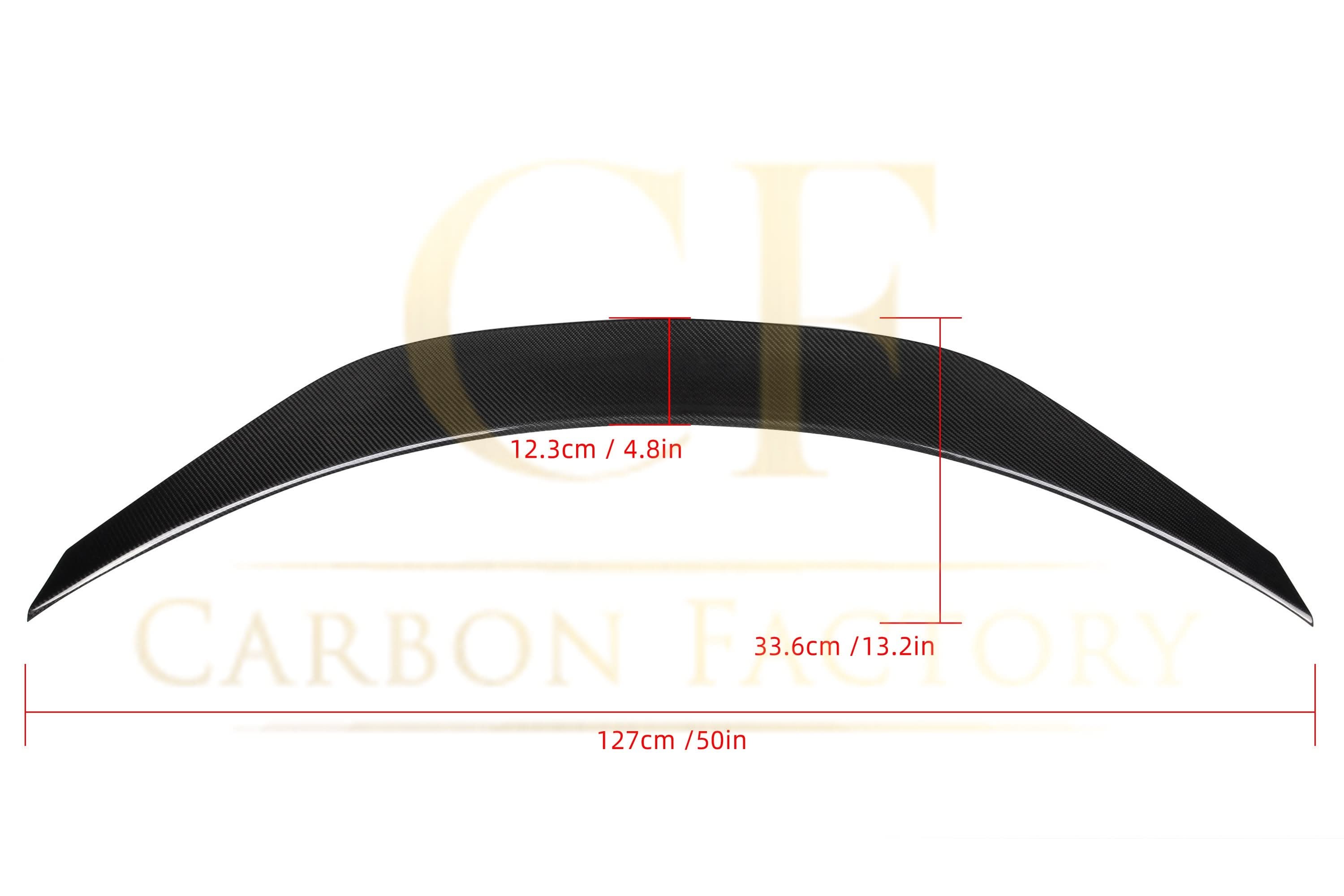 DS Style Pre-Preg Carbon Fibre Boot Spoiler for Mercedes Benz W205 C Class Saloon 15-21 - Carbon Factory