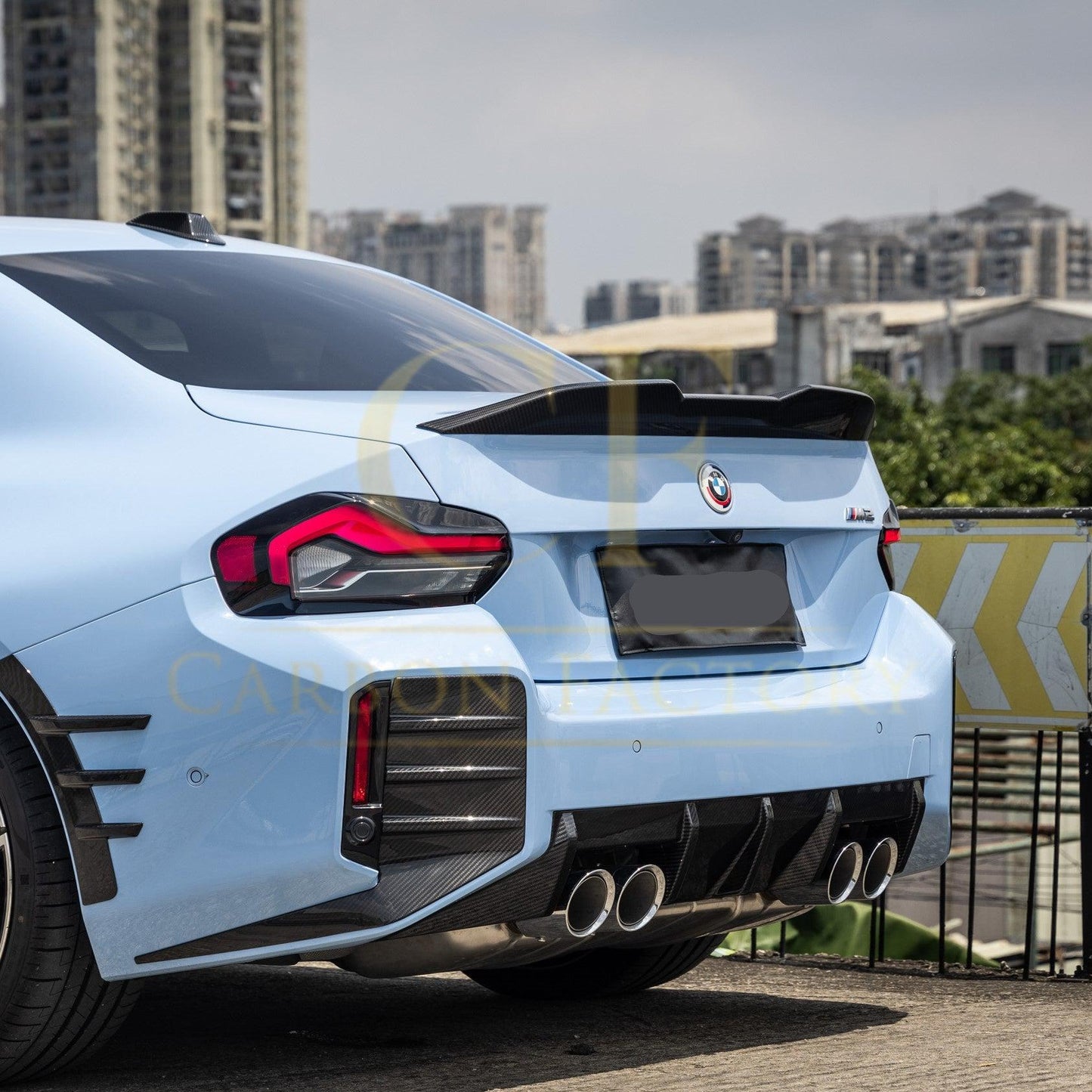 MP Style 1 Pre-Preg Carbon Fibre Boot Spoiler for BMW G87 M2 G42 2 Series 23-Present - Carbon Factory