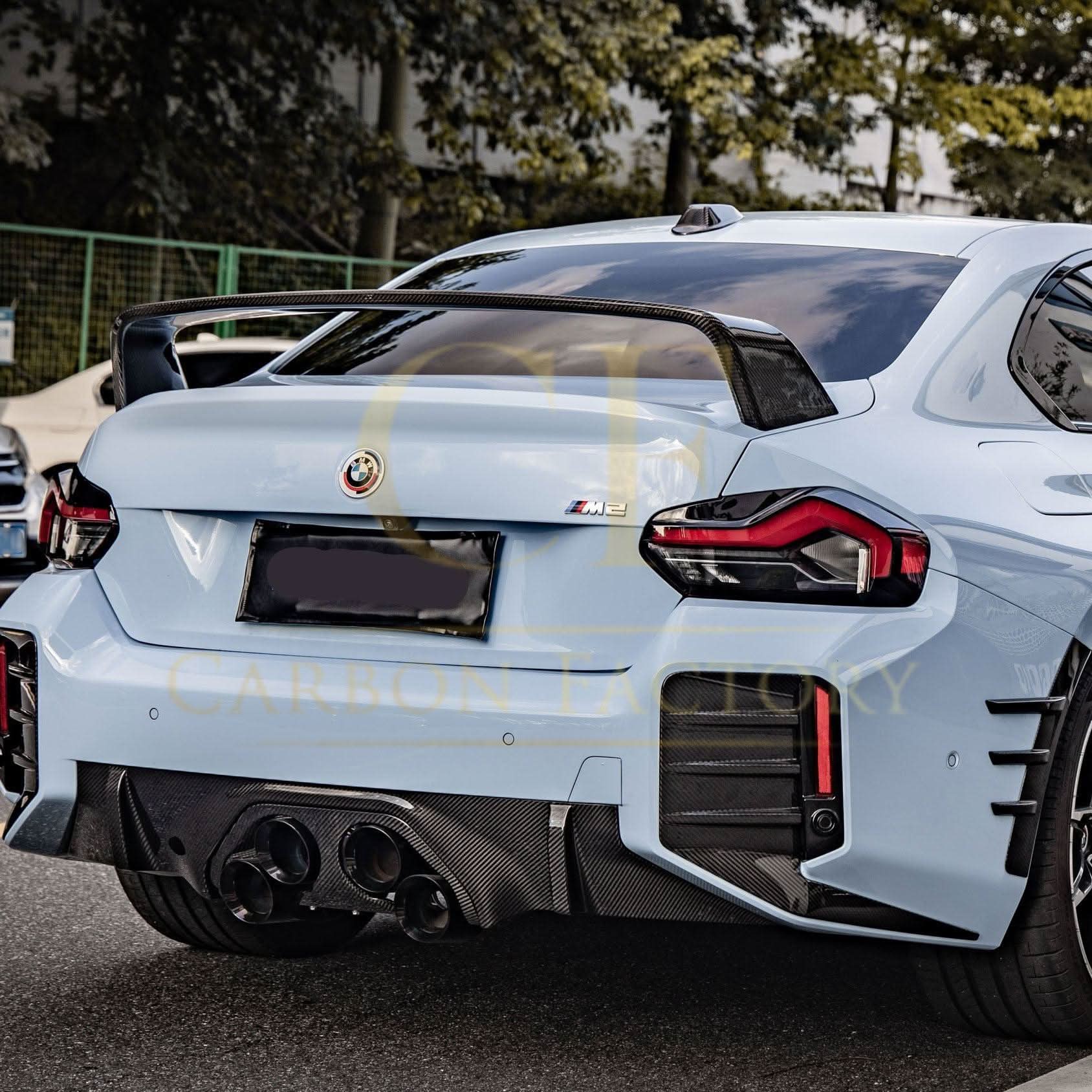 MP Style 2 Pre-Preg Carbon Fibre Boot Spoiler for BMW G87 M2 G42 2 Series 23-Present - Carbon Factory