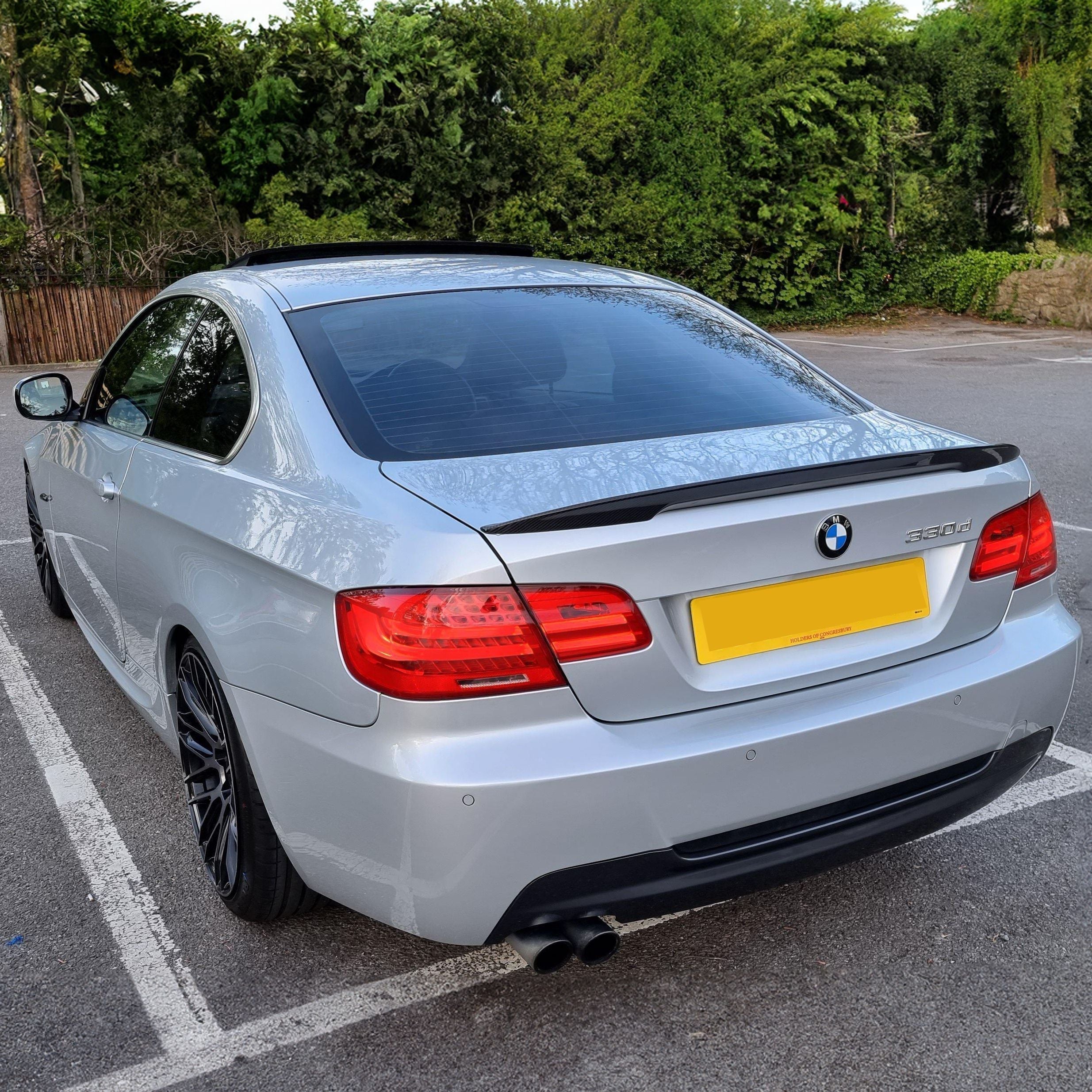MP Style Pre-Preg Carbon Fibre Boot Spoiler for BMW 3 Series E92 Coupe inc M3 07-13 - Carbon Factory