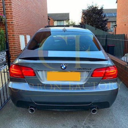 MP Style Pre-Preg Carbon Fibre Boot Spoiler for BMW 3 Series E92 Coupe inc M3 07-13 - Carbon Factory