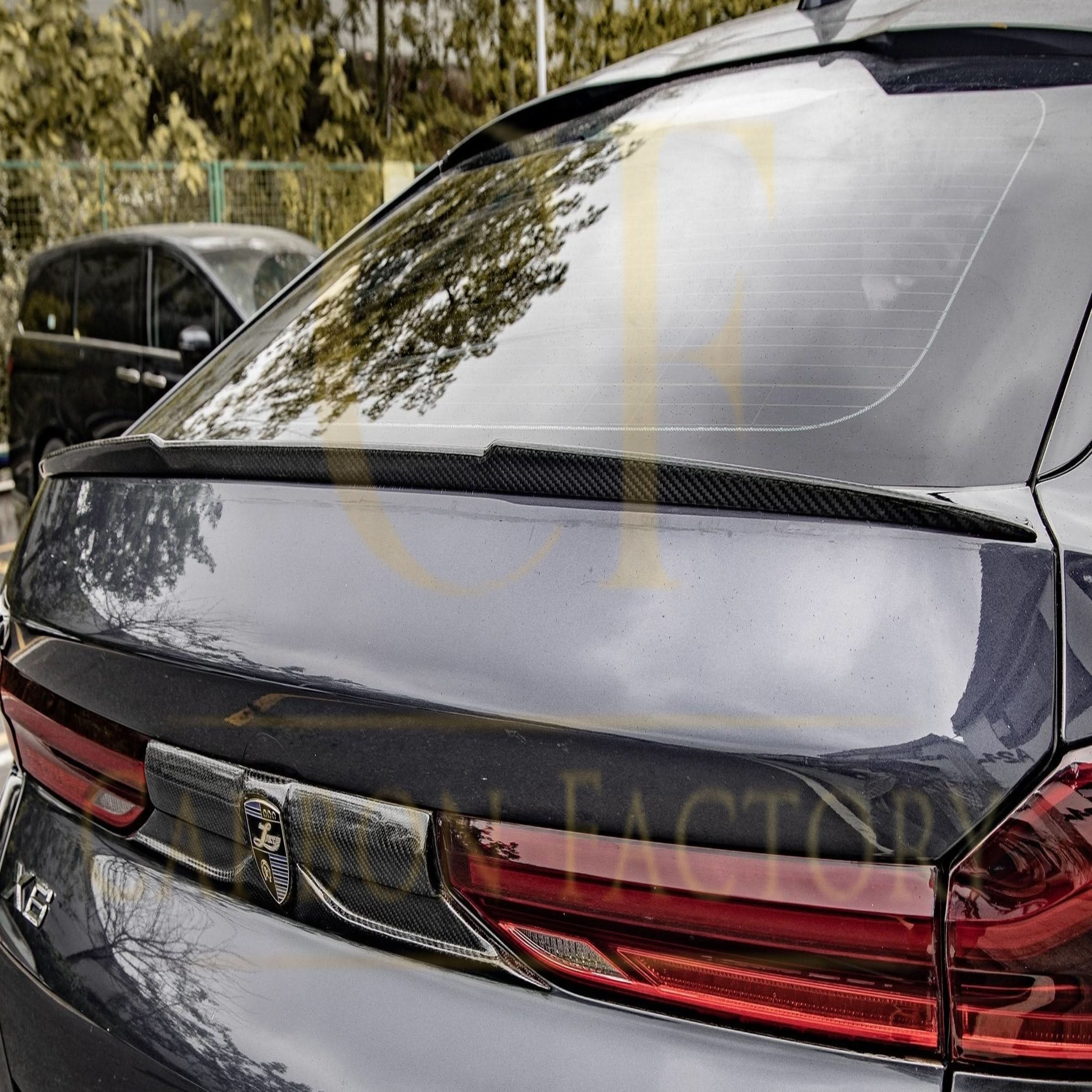 MP Style Pre-Preg Carbon Fibre Boot Spoiler for BMW G06 X6 X6M 20-Present - Carbon Factory