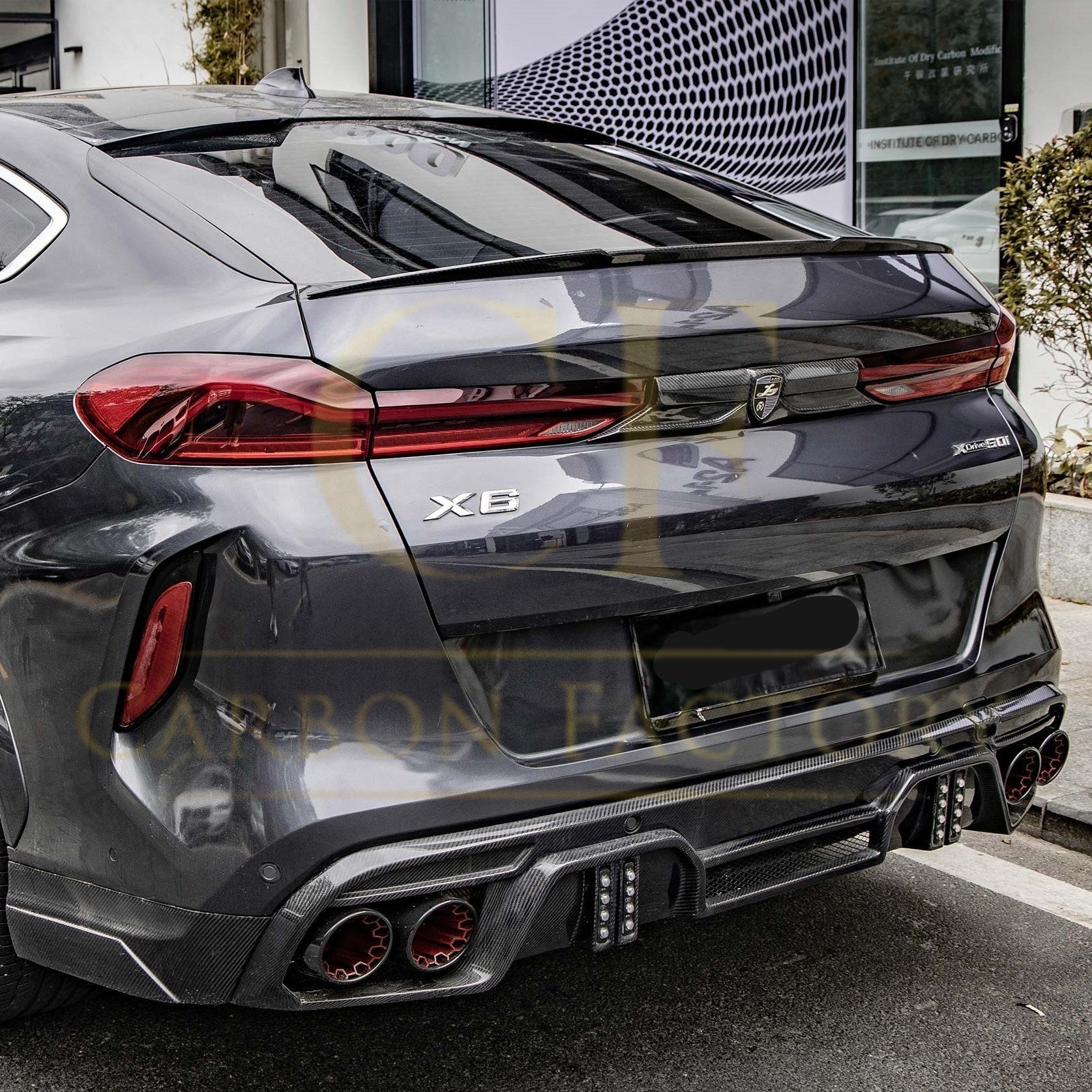 MP Style Pre-Preg Carbon Fibre Boot Spoiler for BMW G06 X6 X6M 20-Present - Carbon Factory