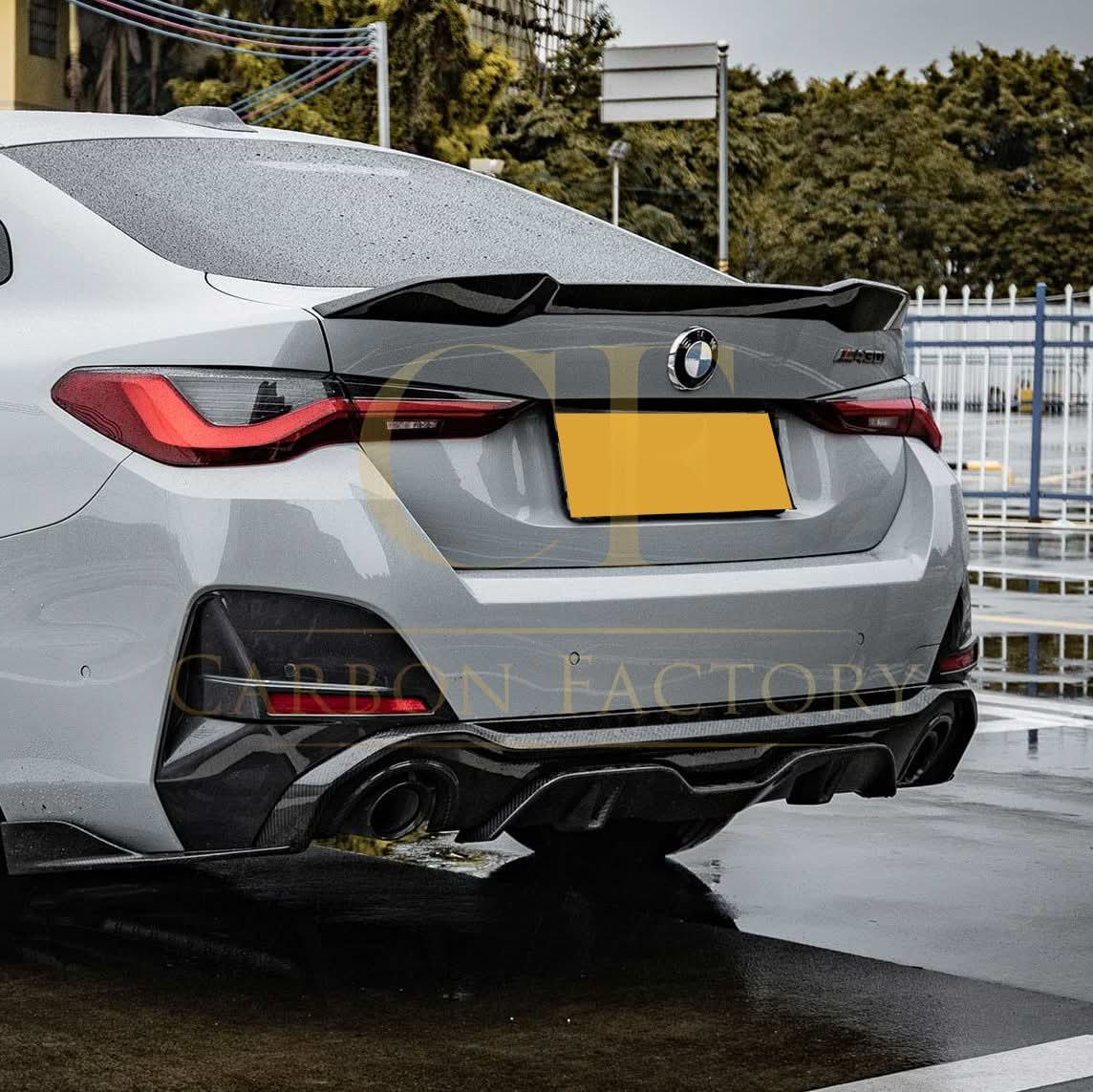 MP Style Pre-Preg Carbon Fibre Boot Spoiler for BMW G26 4 Series Gran Coupe i4 20-25 - Carbon Factory