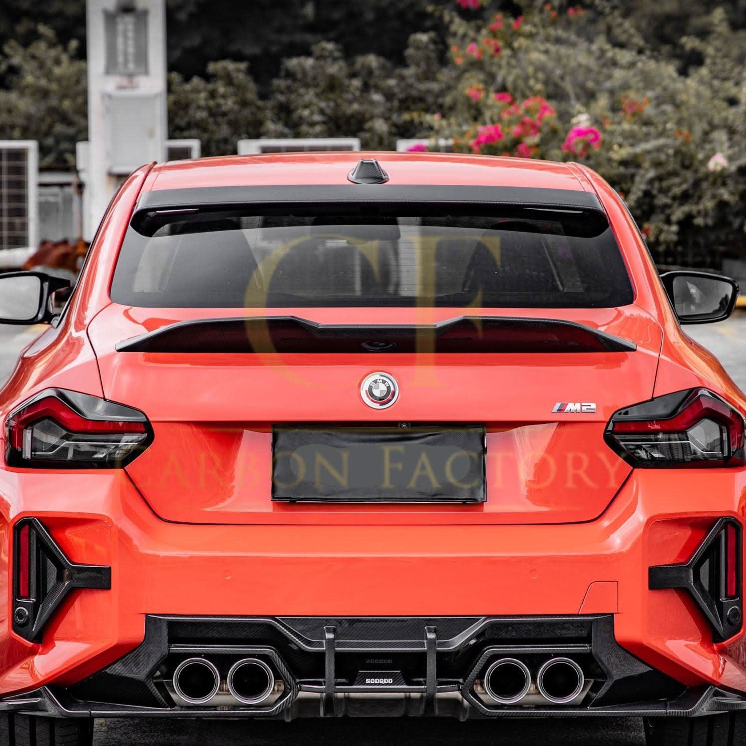 MP Style Pre-Preg Carbon Fibre Roof Spoiler for BMW G87 M2 G42 2 Series 23-Present - Carbon Factory
