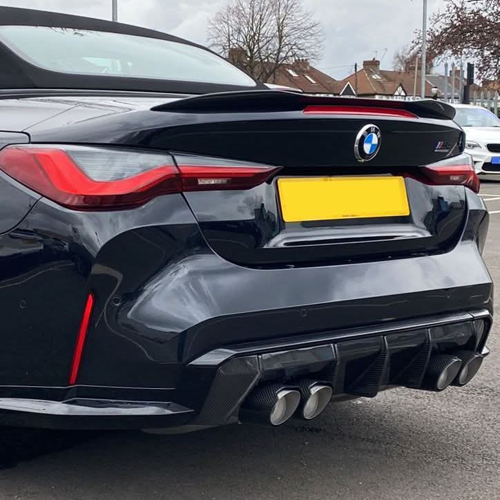 OEM Style Pre-Preg Carbon Fibre Boot Spoiler for BMW G23 4 Series G83 M4 20-Present - Carbon Factory