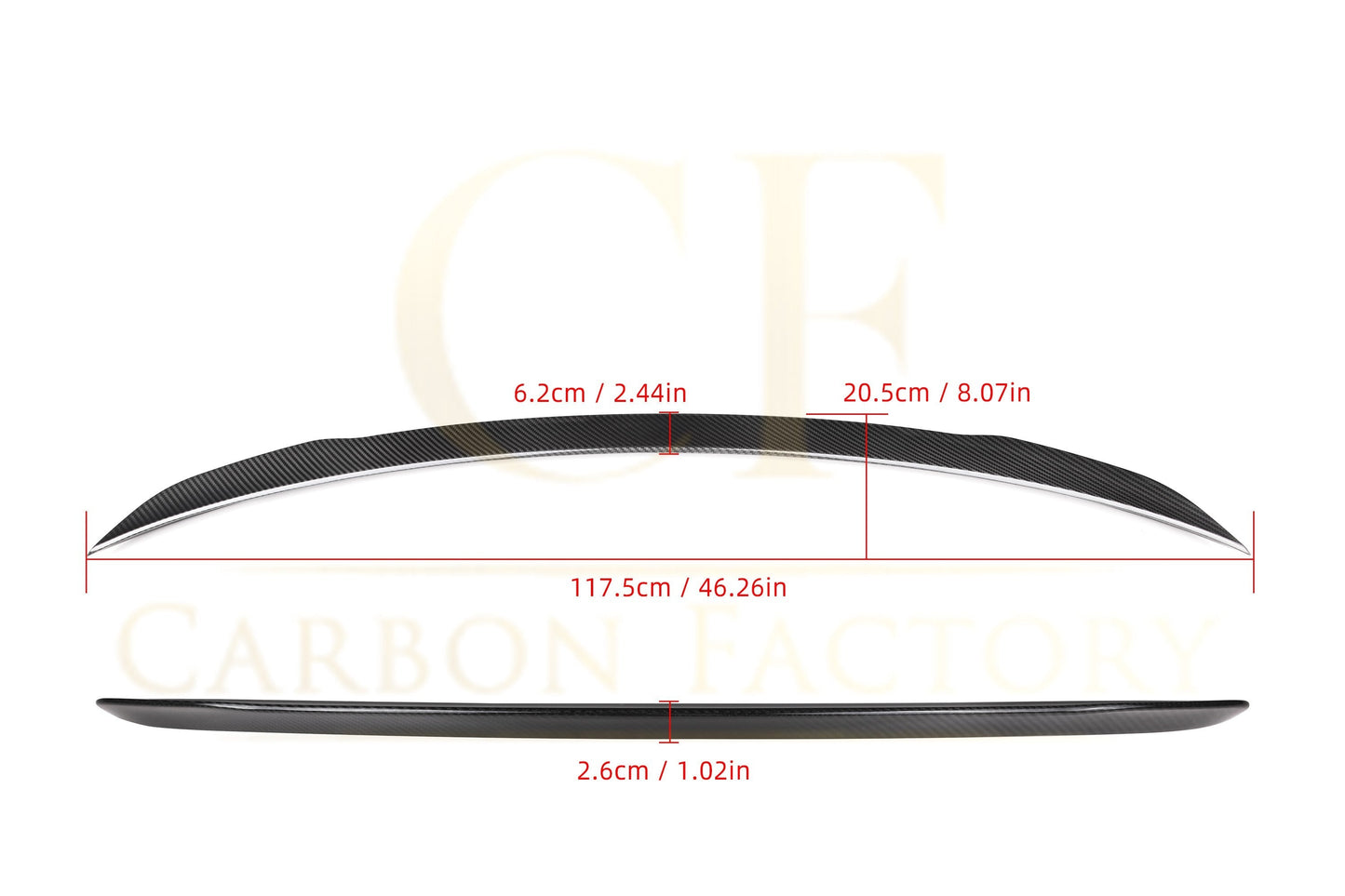 OEM Style Pre-Preg Carbon Fibre Boot Spoiler for Mercedes Benz W177 A Class Saloon 18-Present - Carbon Factory