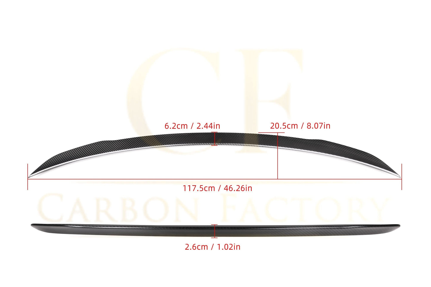 OEM Style Pre-Preg Carbon Fibre Boot Spoiler for Mercedes Benz W177 A Class Saloon 18-Present - Carbon Factory