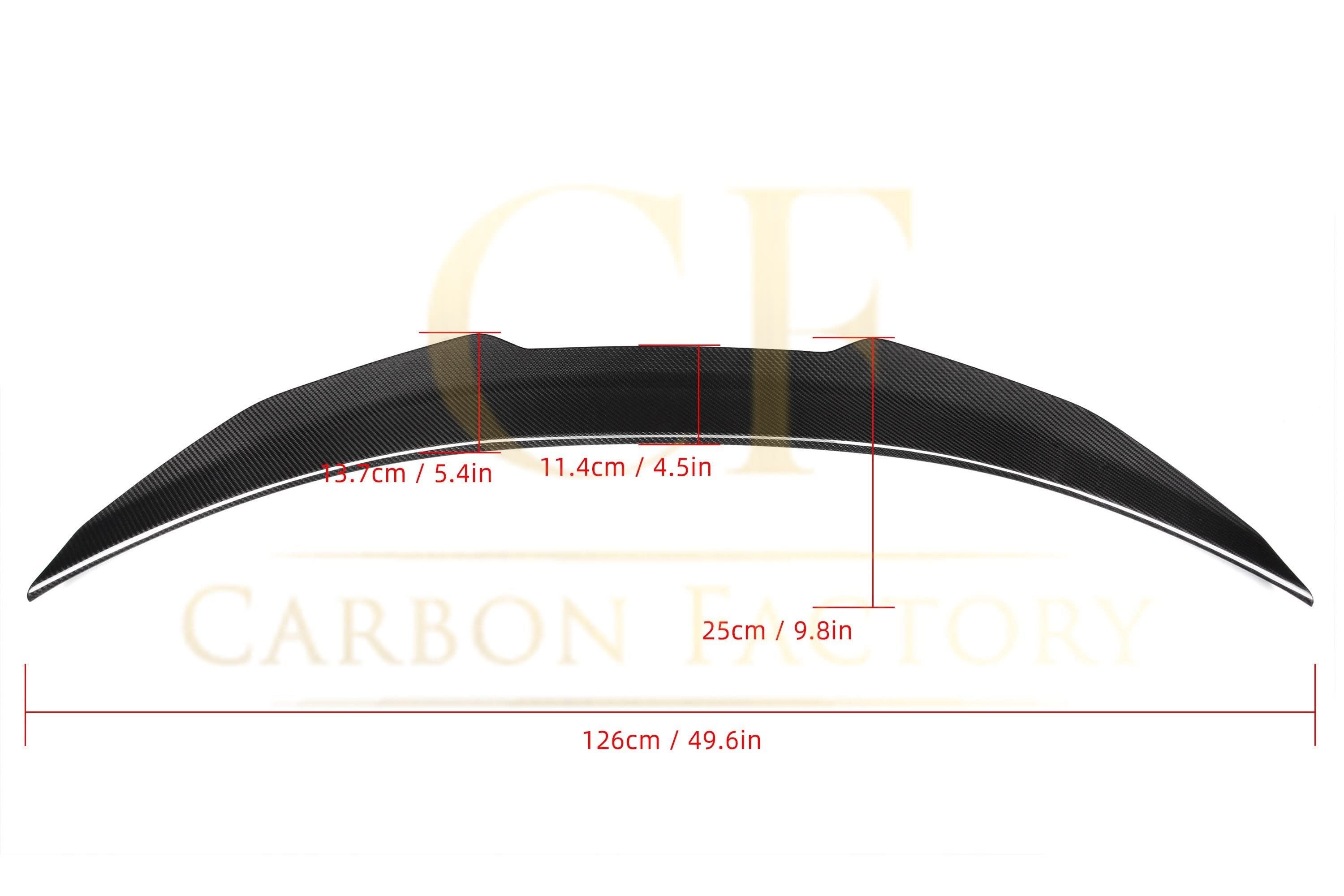 PSM Style Pre-Preg Carbon Fibre Boot Spoiler for Audi C8 A6 S6 19-24 - Carbon Factory