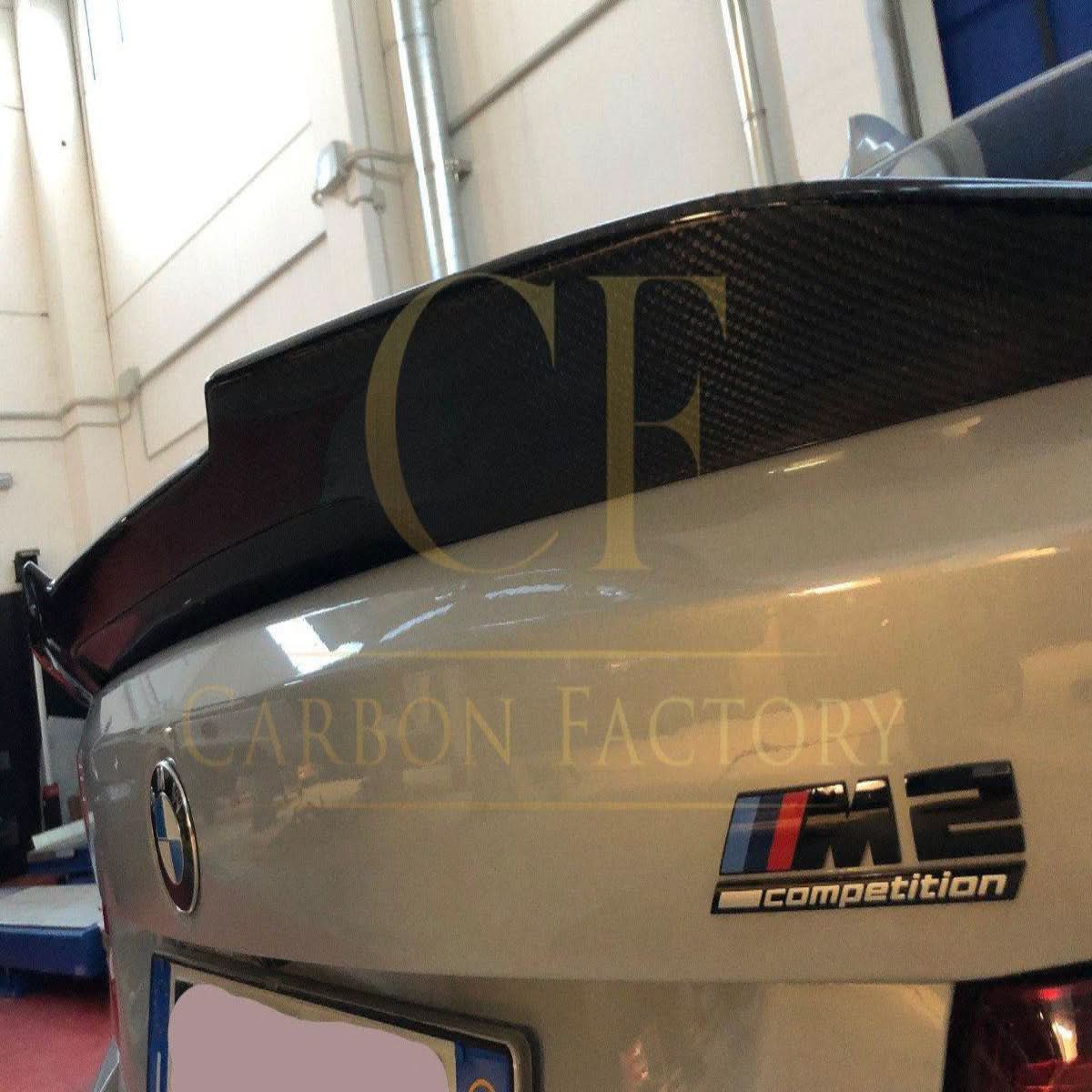 PSM Style Pre-Preg Carbon Fibre Boot Spoiler for BMW 2 Series F22 F87 M2 13-21 - Carbon Factory