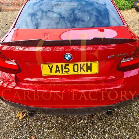 PSM Style Pre-Preg Carbon Fibre Boot Spoiler for BMW 2 Series F22 F87 M2 13-21 - Carbon Factory
