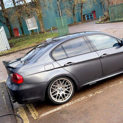 PSM Style Pre-Preg Carbon Fibre Boot Spoiler for BMW 3 Series E90 Saloon inc M3 07-13 - Carbon Factory