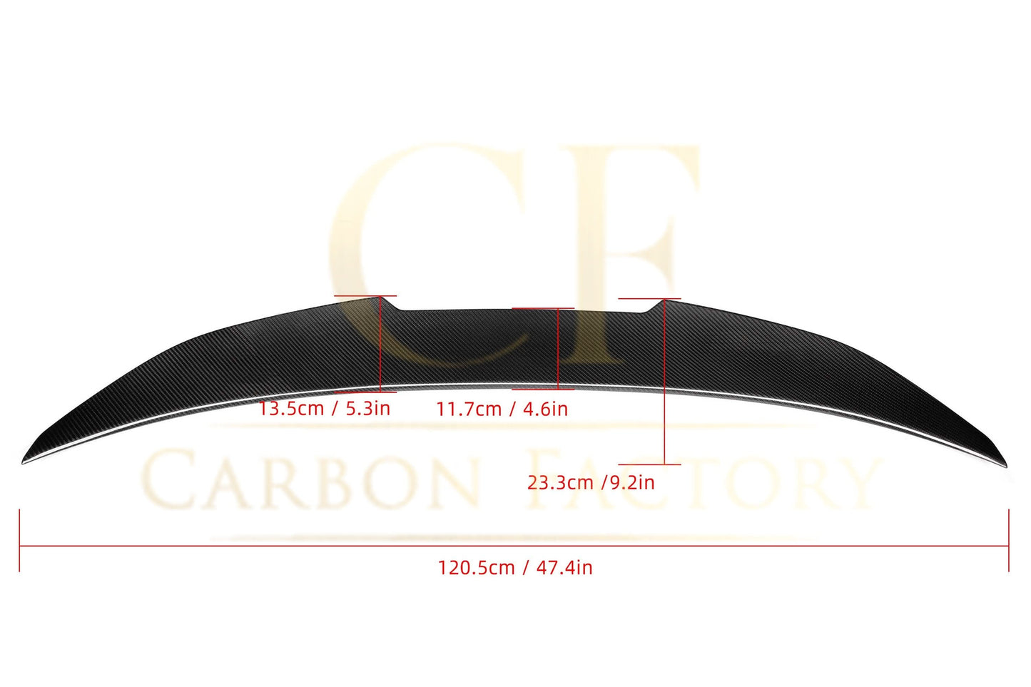 PSM Style Pre-Preg Carbon Fibre Boot Spoiler for BMW 3 Series E92 Coupe inc M3 07-13 - Carbon Factory