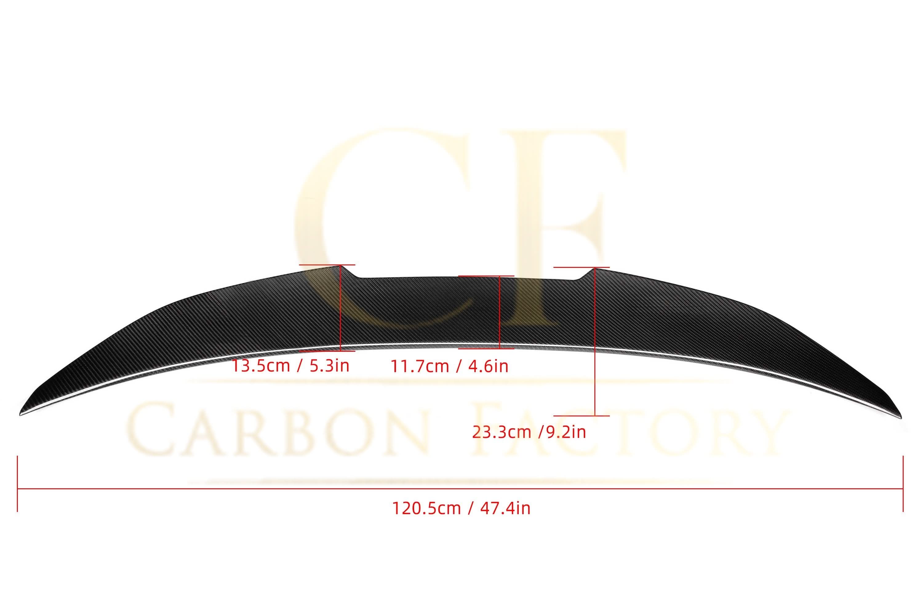 PSM Style Pre-Preg Carbon Fibre Boot Spoiler for BMW 3 Series E92 Coupe inc M3 07-13 - Carbon Factory