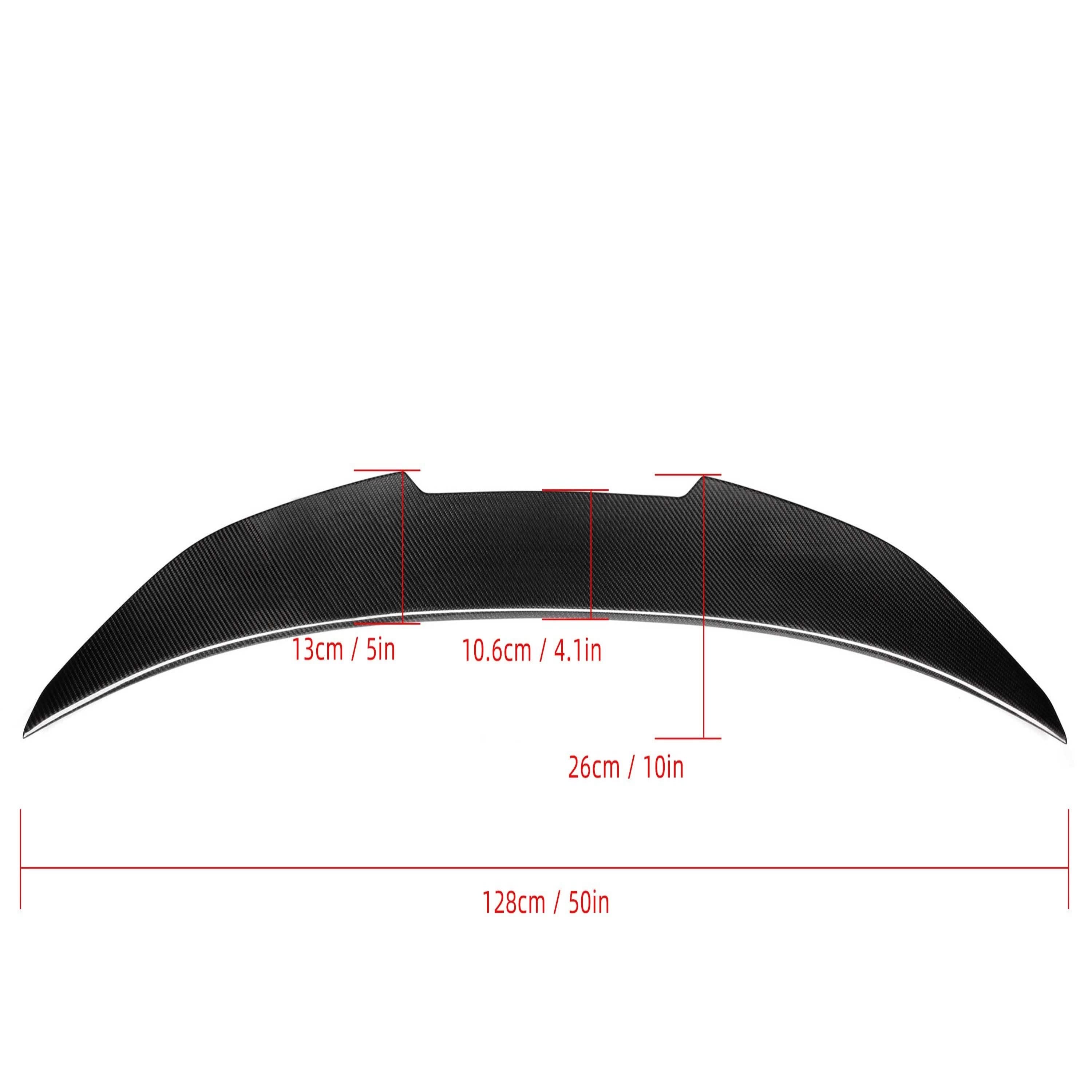 PSM Style Pre-Preg Carbon Fibre Boot Spoiler for BMW 3 Series E93 Convertible inc M3 07-13 - Carbon Factory