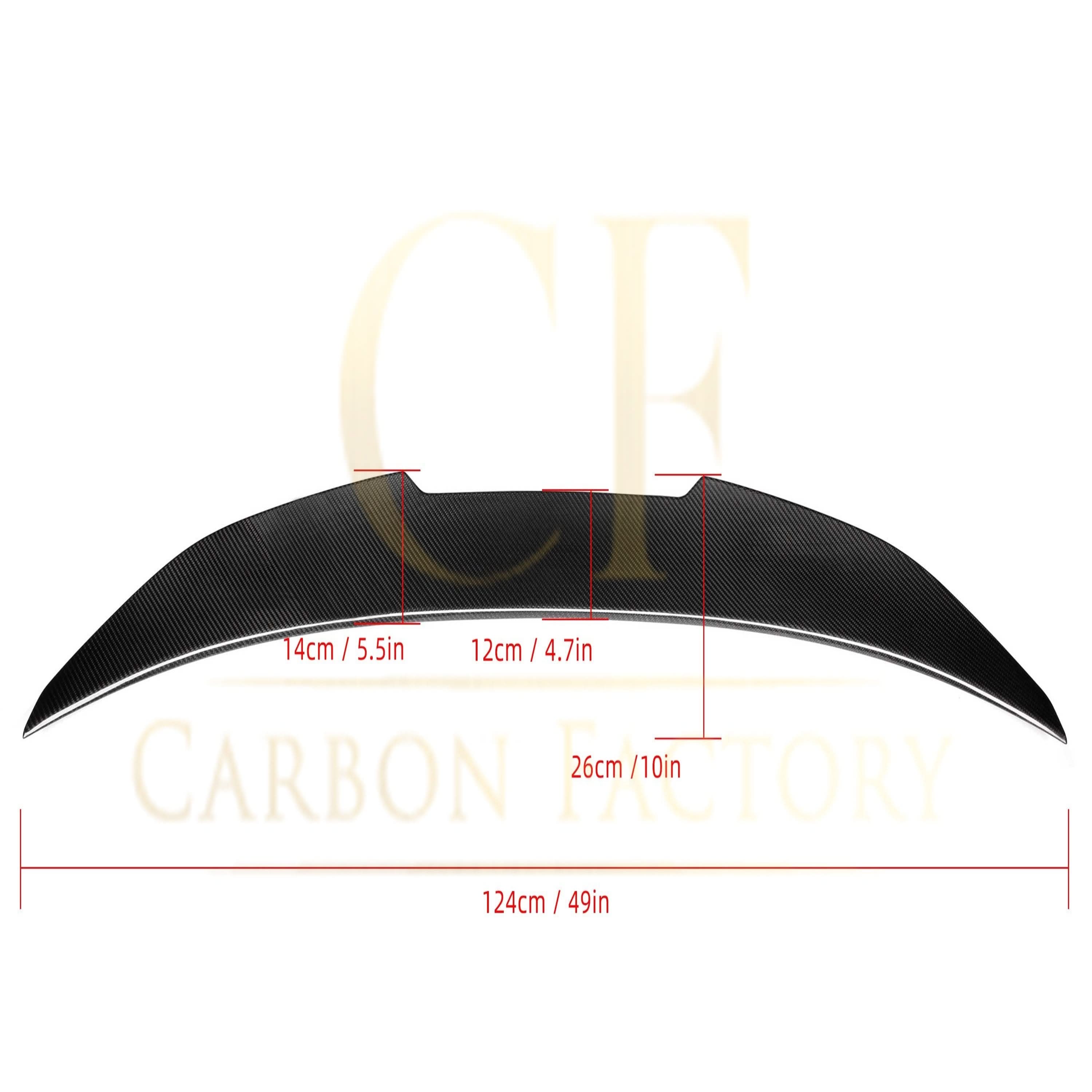 PSM Style Pre-Preg Carbon Fibre Boot Spoiler for BMW 3 Series F30 F80 Saloon inc M3 13-18 - Carbon Factory