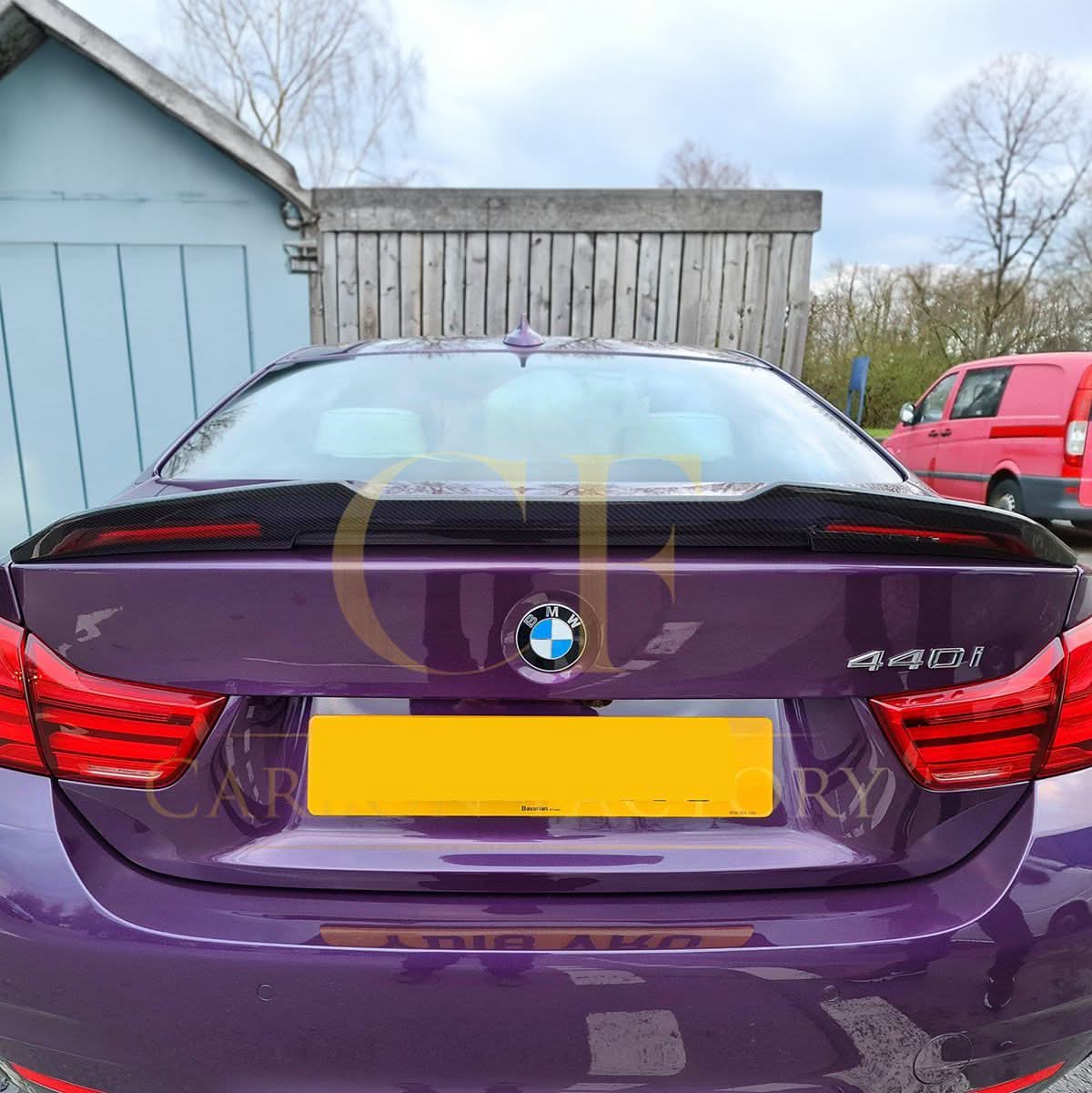 PSM Style Pre-Preg Carbon Fibre Boot Spoiler for BMW 4 Series F32 Coupe 14-20 - Carbon Factory