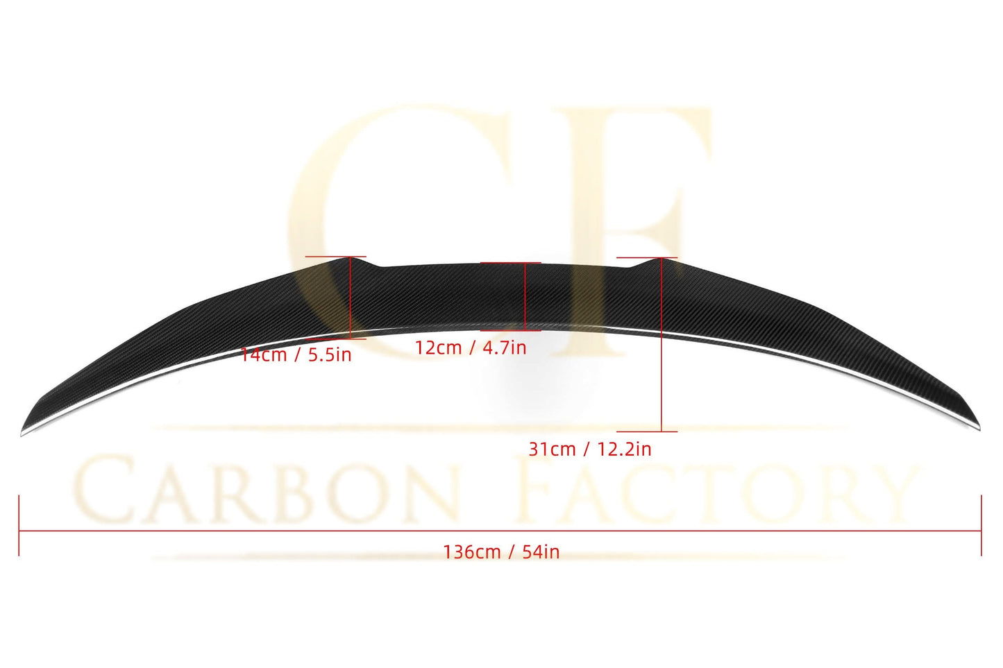 PSM Style Pre-Preg Carbon Fibre Boot Spoiler for BMW F16 X6 F86 X6M 15-18 - Carbon Factory