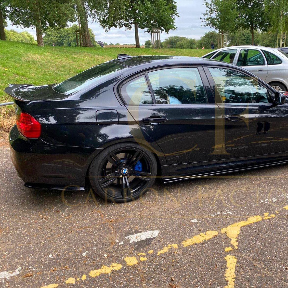 V Style Pre-Preg Carbon Fibre Boot Spoiler for BMW 3 Series E90 Saloon inc M3 07-13 - Carbon Factory