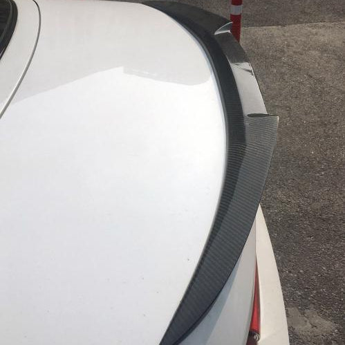 V Style Pre-Preg Carbon Fibre Boot Spoiler for BMW 3 Series E93 Convertible inc M3 07-13 - Carbon Factory