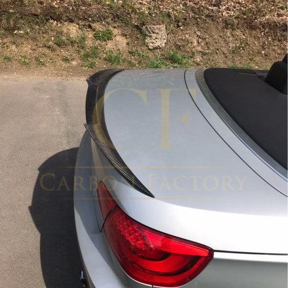 V Style Pre-Preg Carbon Fibre Boot Spoiler for BMW 3 Series E93 Convertible inc M3 07-13 - Carbon Factory