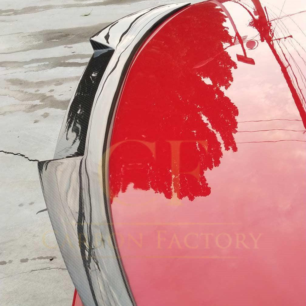 V Style Pre-Preg Carbon Fibre Boot Spoiler for BMW 3 Series E93 Convertible inc M3 07-13 - Carbon Factory