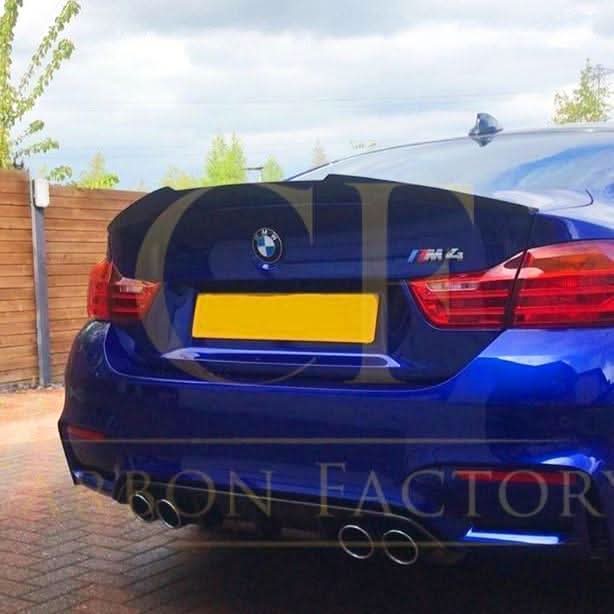 V Style Pre-Preg Carbon Fibre Boot Spoiler for BMW F82 M4 Coupe 14-20 - Carbon Factory