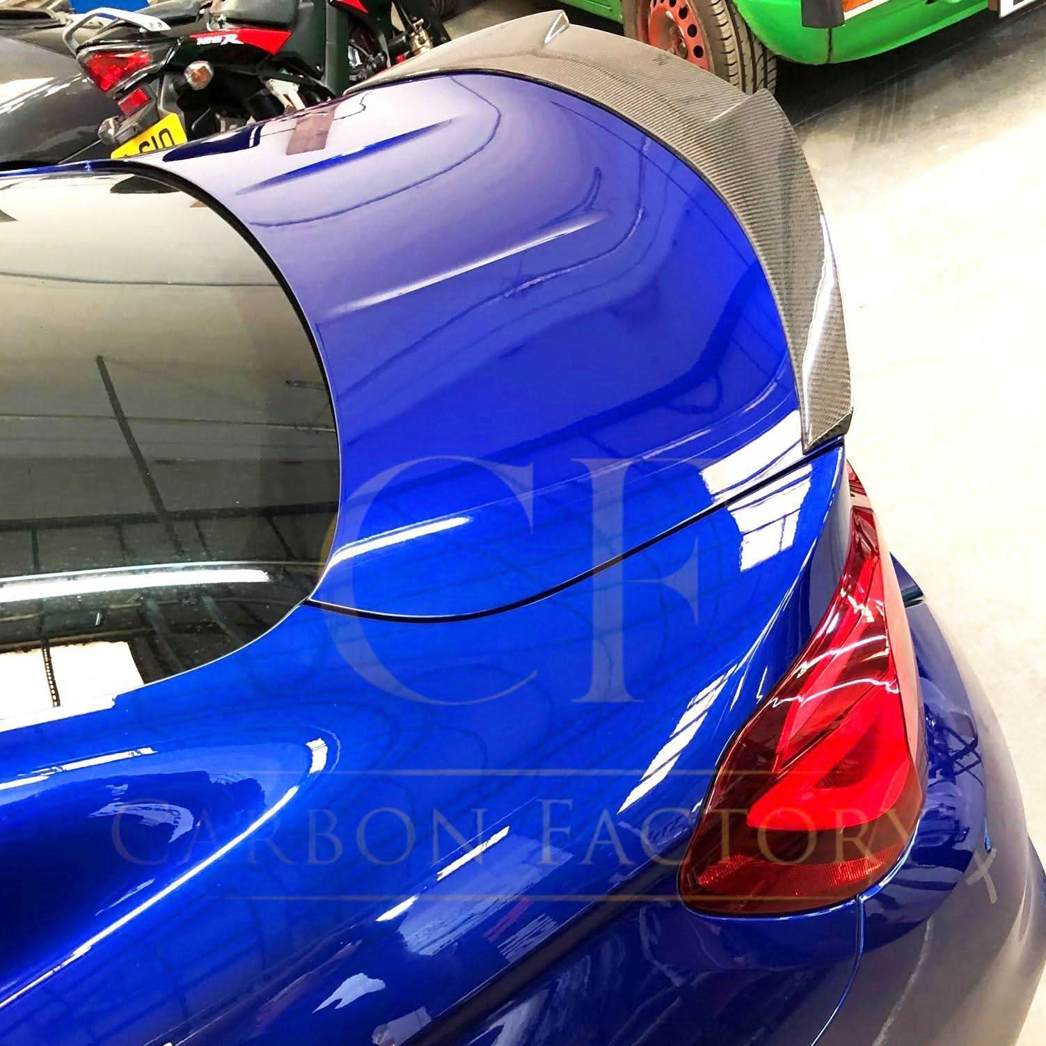V Style Pre-Preg Carbon Fibre Boot Spoiler for BMW F82 M4 Coupe 14-20 - Carbon Factory