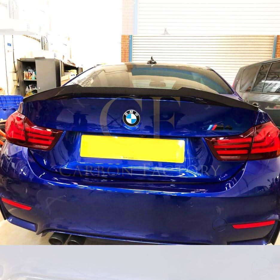 V Style Pre-Preg Carbon Fibre Boot Spoiler for BMW F82 M4 Coupe 14-20 - Carbon Factory