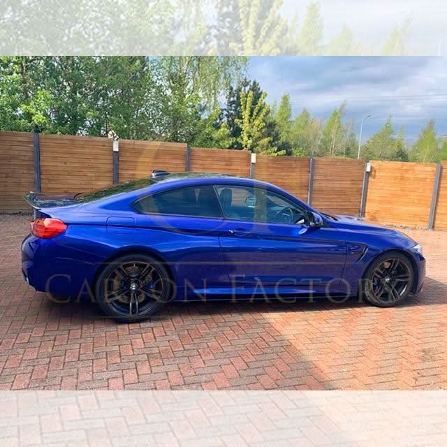 V Style Pre-Preg Carbon Fibre Boot Spoiler for BMW F82 M4 Coupe 14-20 - Carbon Factory