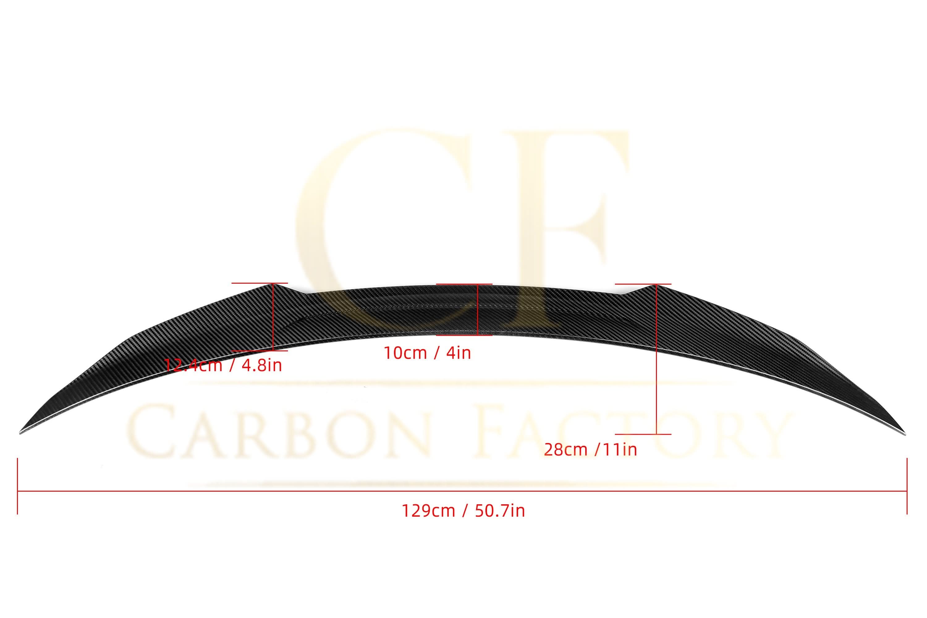 VS Style Pre-Preg Carbon Fibre Boot Spoiler for Mercedes Benz W222 S Class Coupe 14-20 - Carbon Factory