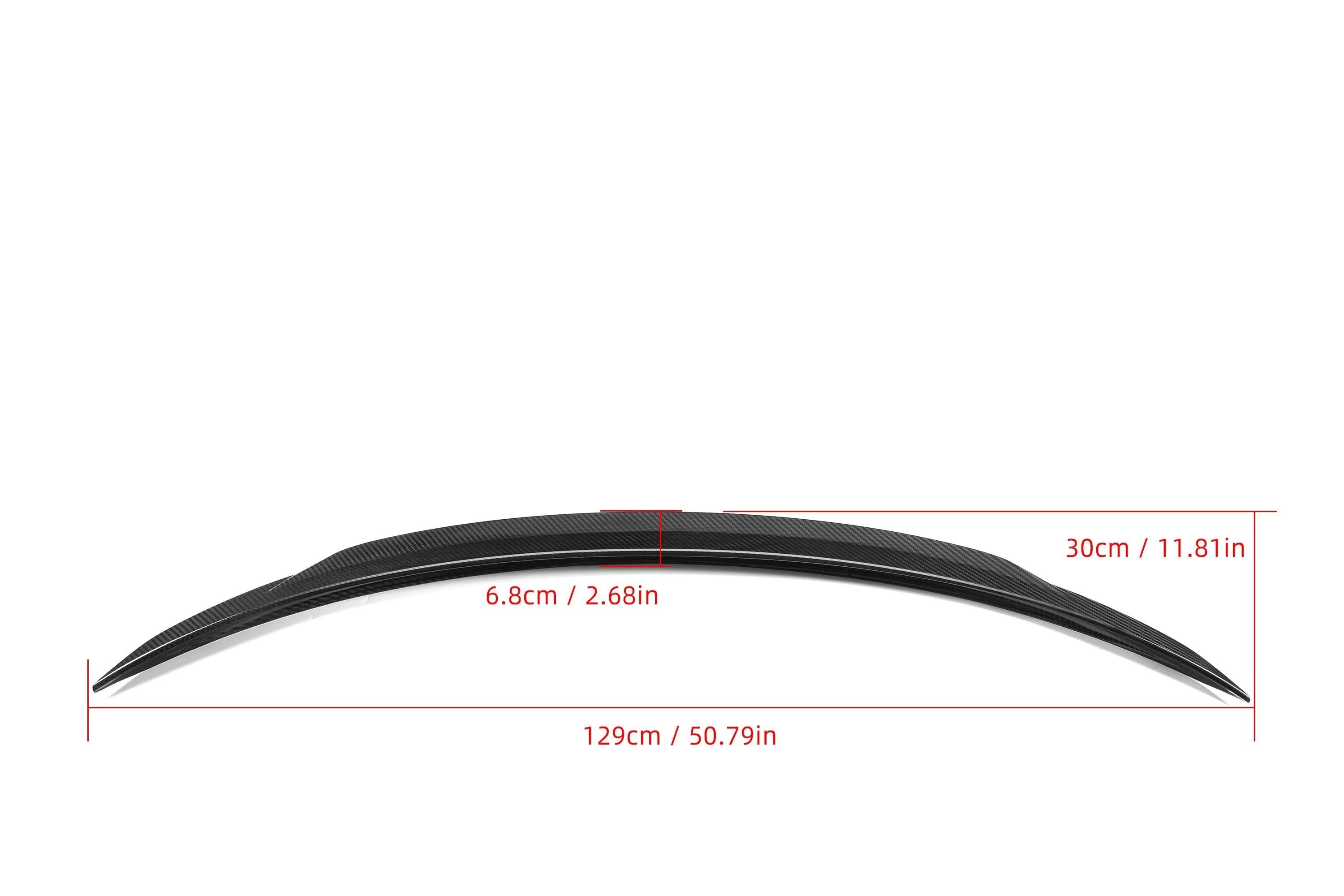 VS Style Pre-Preg Carbon Fibre Boot Spoiler for Tesla Model Y 16-Present - Carbon Factory