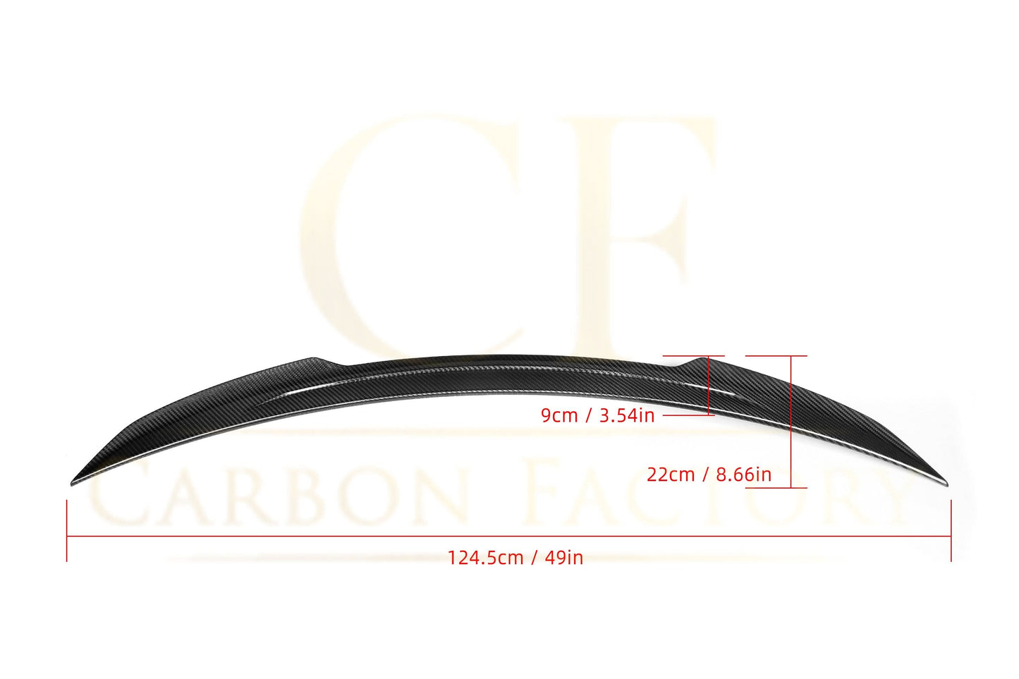 X Style Pre-Preg Carbon Fibre Boot Spoiler for Mercedes Benz W206 C Class Saloon 21-Present - Carbon Factory