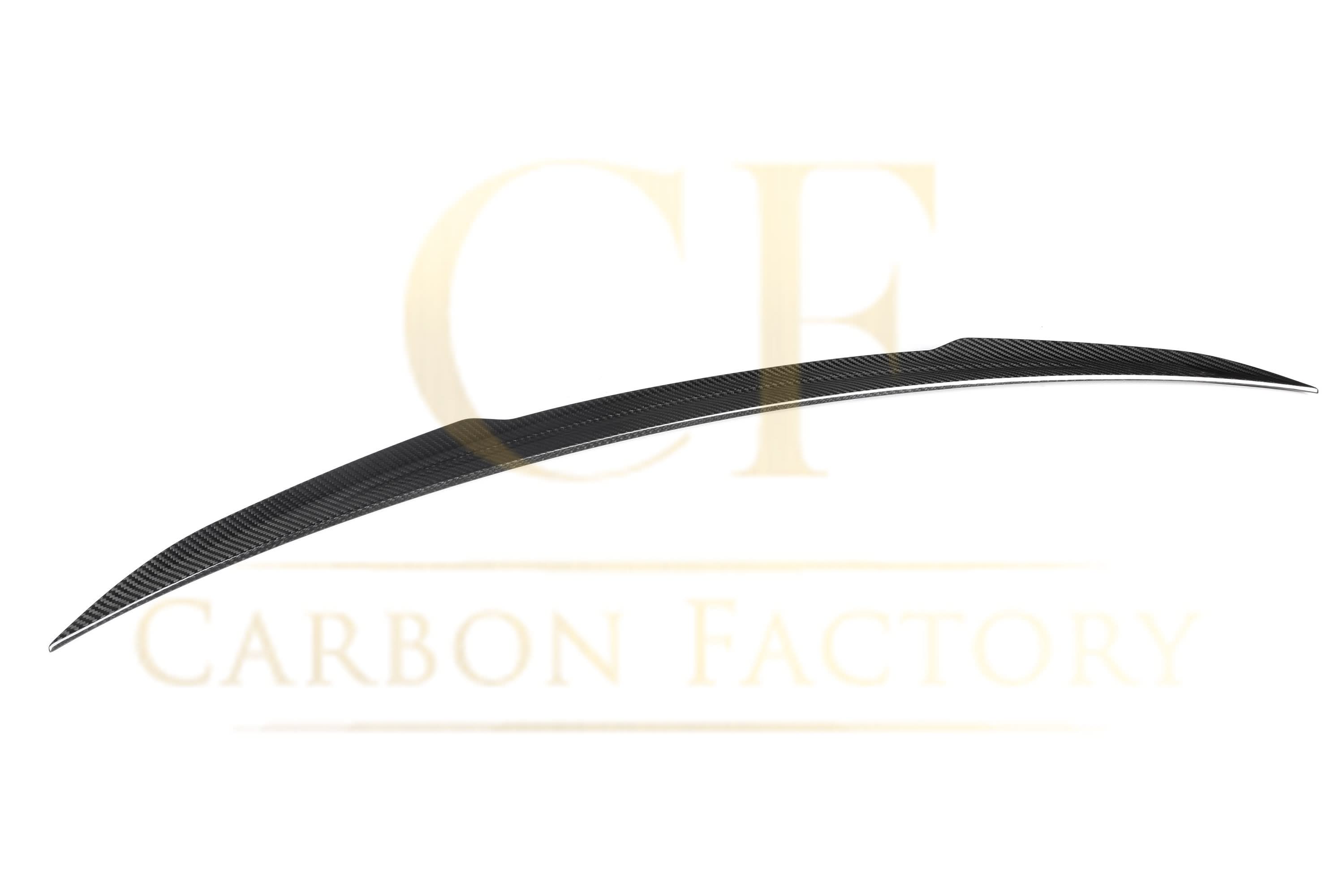 X Style Pre-Preg Carbon Fibre Boot Spoiler for Mercedes Benz W213 E Class Saloon 17-Present - Carbon Factory