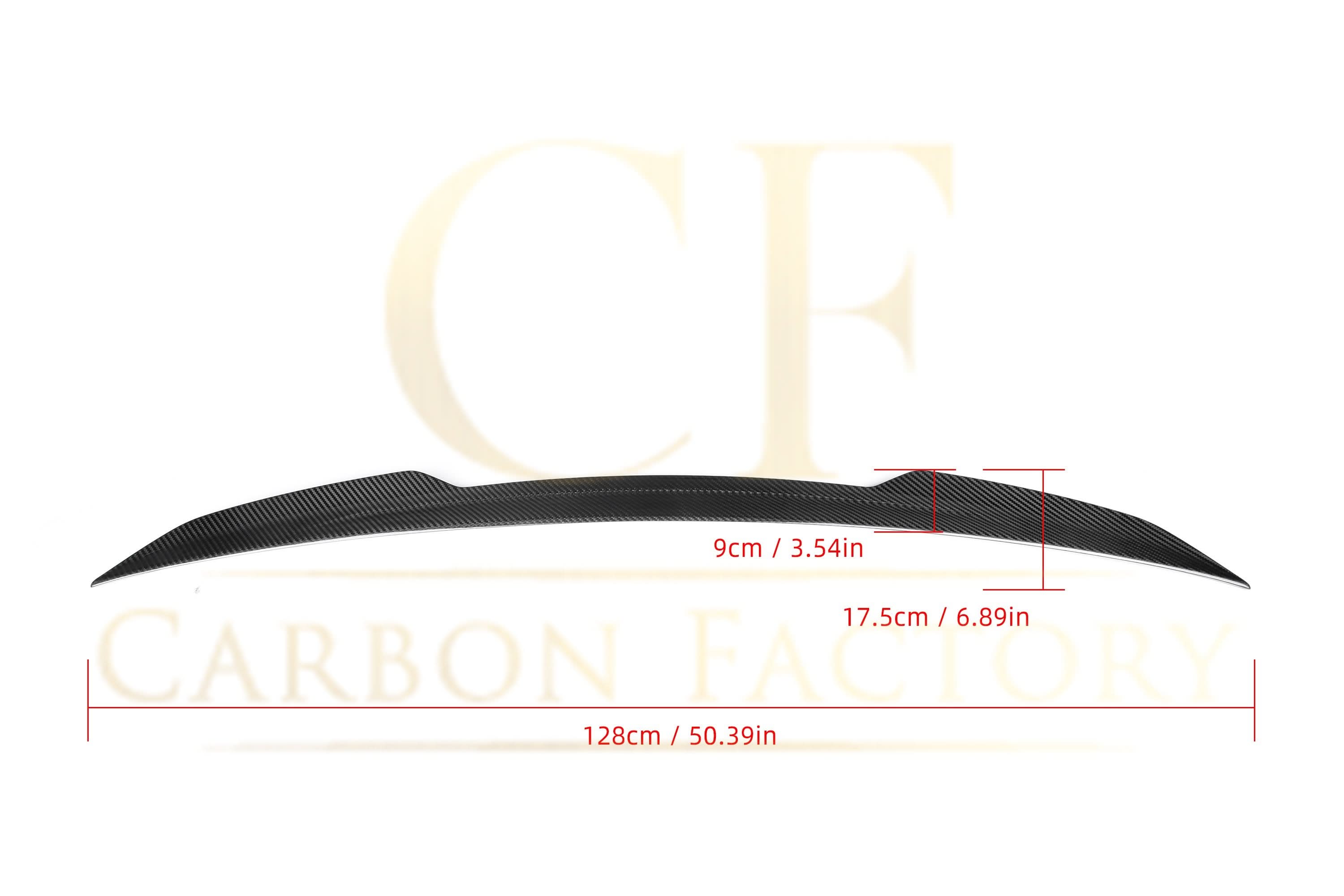 X Style Pre-Preg Carbon Fibre Boot Spoiler for Mercedes Benz W222 S Class Saloon 14-20 - Carbon Factory