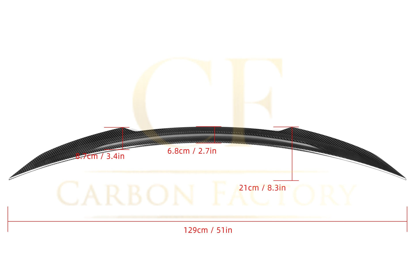X Style Pre-Preg Carbon Fibre Boot Spoiler for Mercedes Benz W223 S Class Saloon 19-Present - Carbon Factory