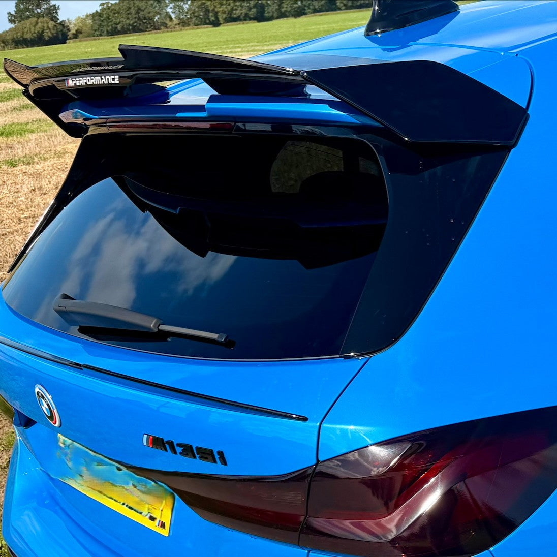 MP Style Add On Gloss Black Spoiler for BMW F40 1 Series 19-24