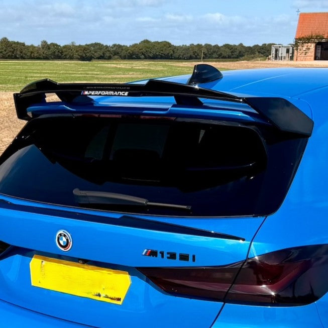 MP Style Add On Gloss Black Spoiler for BMW F40 1 Series 19-24