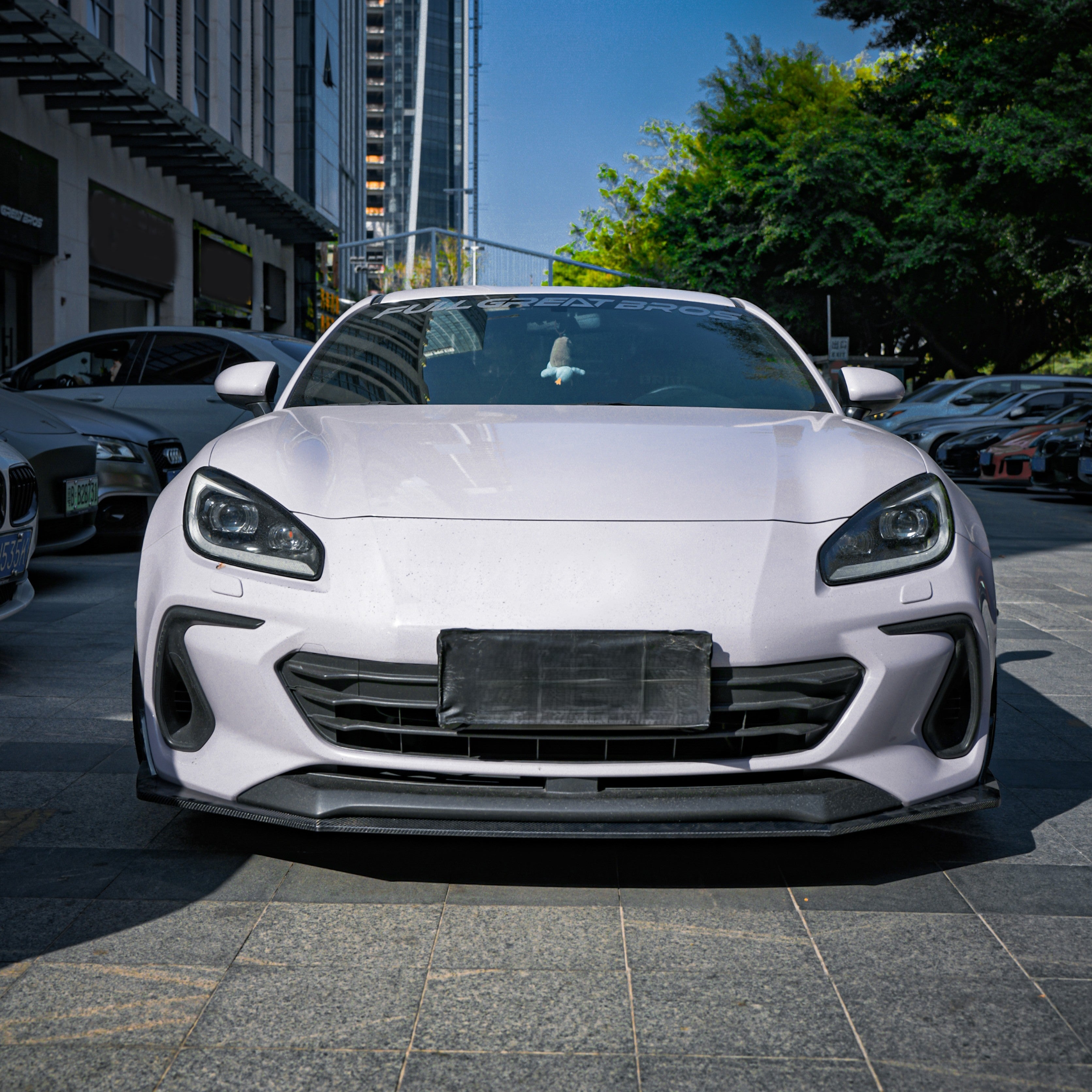 ST Style Carbon Fibre Front Splitter for Toyota GR86 22-Present - Carbon Factory