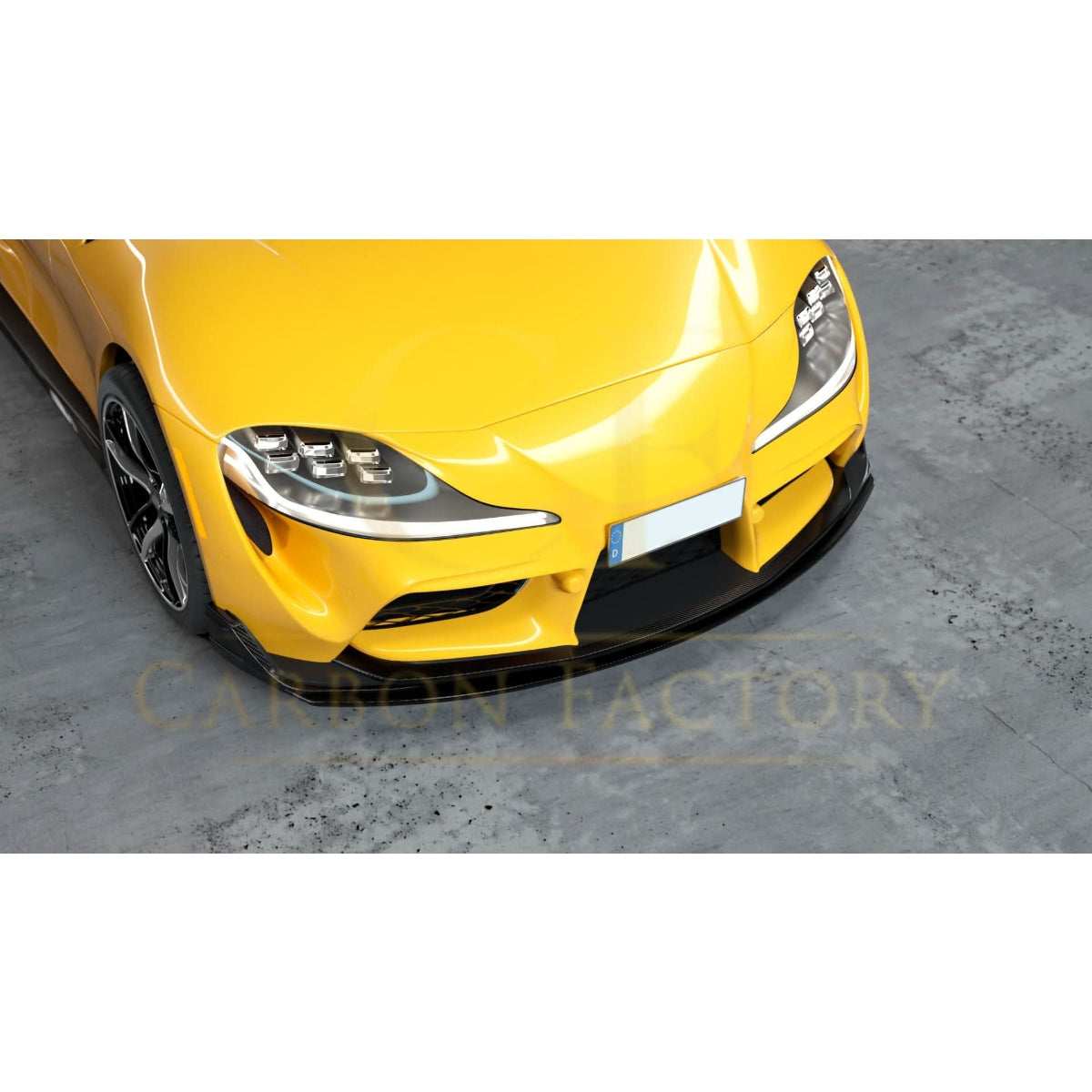 MZ Style Carbon Fibre Front Splitter for Toyota A90 Supra 19-Present - Carbon Factory