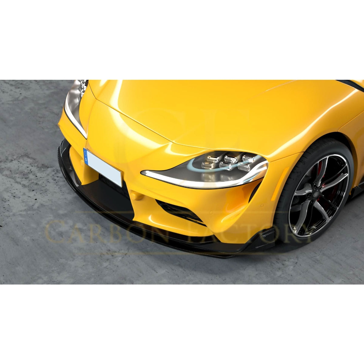 MZ Style Carbon Fibre Front Splitter for Toyota A90 Supra 19-Present - Carbon Factory